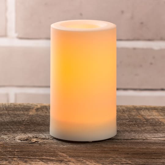 Find The White 4 X 8 Led Outdoor Pillar Candle By Ashland At Michaels 8 Led Outdoor Pillar Candle, Flameless Outdoor Candles With Timer